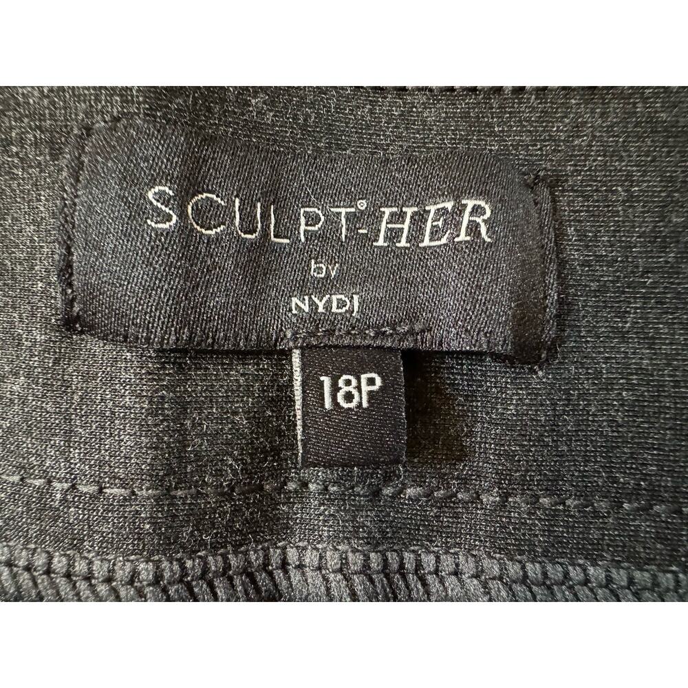 NYDJ Sculpt-Her Classic Trousers Womens Size 18P Charcoal Heathered (new) - Picture 5 of 8